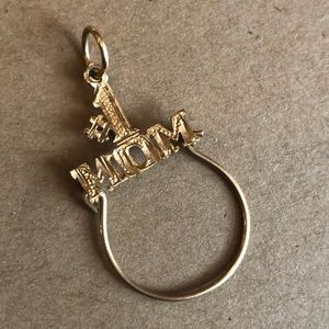 10K GOLD CHARM - #1 MOM